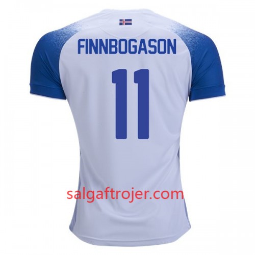 Island Fodboldtrøjer Finnbogason 11 Udebanesæt VM 2018 Island Fodboldtrøjer Finnbogason 11 Udebanesæt VM 2018